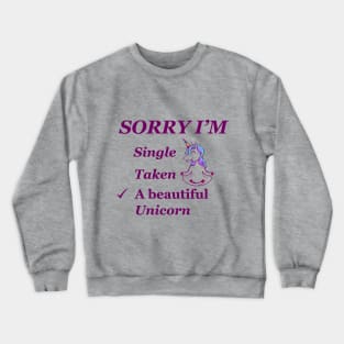 Beautiful unicorn Crewneck Sweatshirt